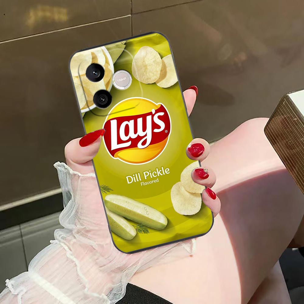 Food Snacks Quotes - 스낵 식품 감자 L-Lay'S 휴대폰 케이스