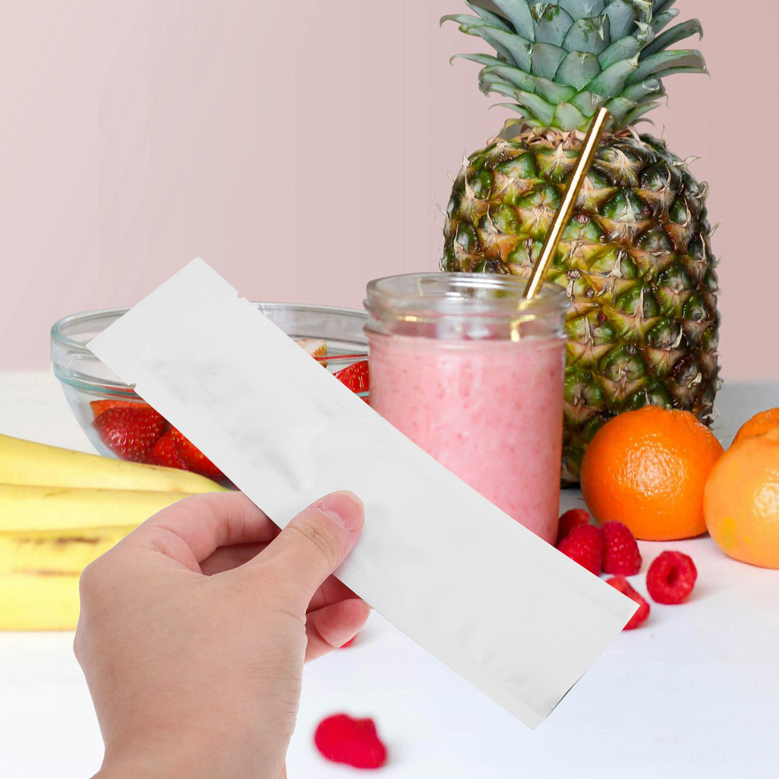Food Protein Snacks - 100Pcs 진공 실러 가방 다기능 단백질
