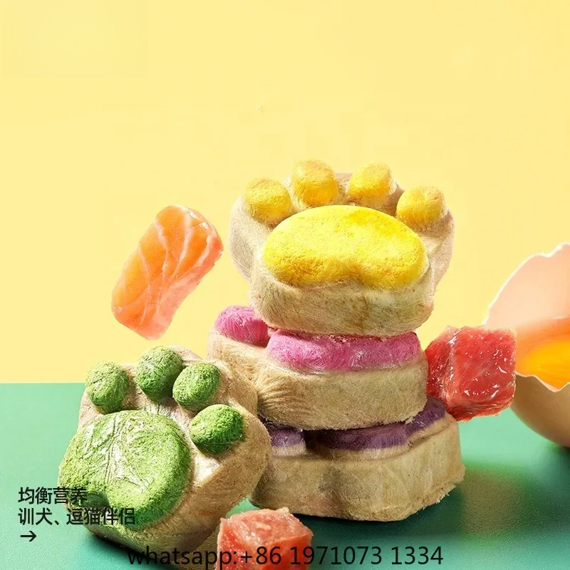 Food Protein Snacks - 고양이 동결건조 간식 고단백 치킨 과일