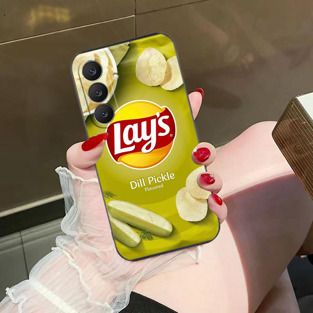 스낵 식품 감자 L-Lay'S 폰 케이스 삼성 갤럭시  - Food Snacks Quotes 리뷰 및 가격