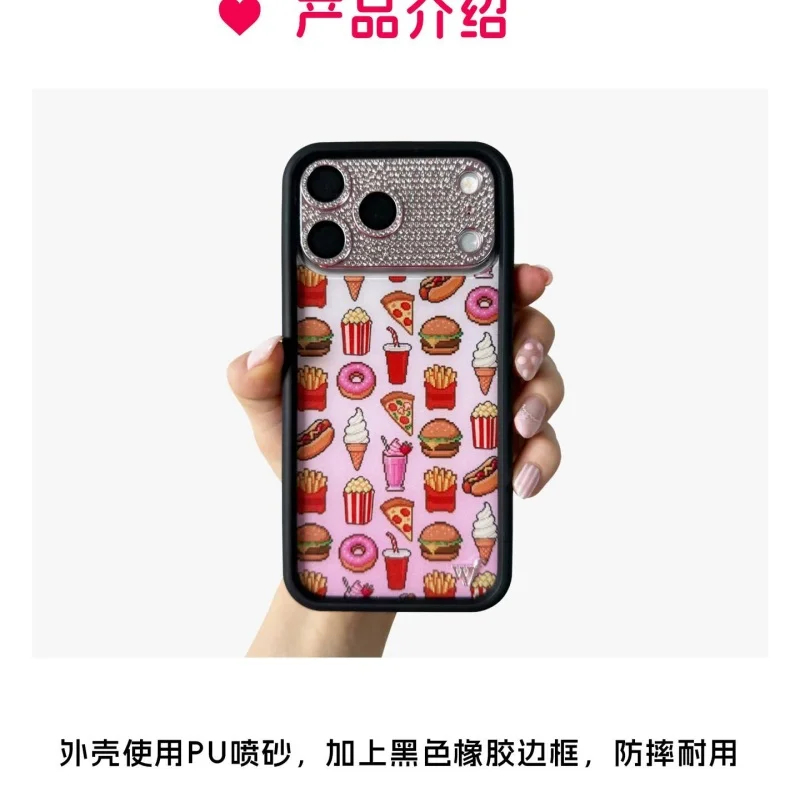 와일드플라워 럭셔리 푸드코트 피자 햄버거 폰케이스 아이 - Food Snacks Quotes 리뷰 및 가격