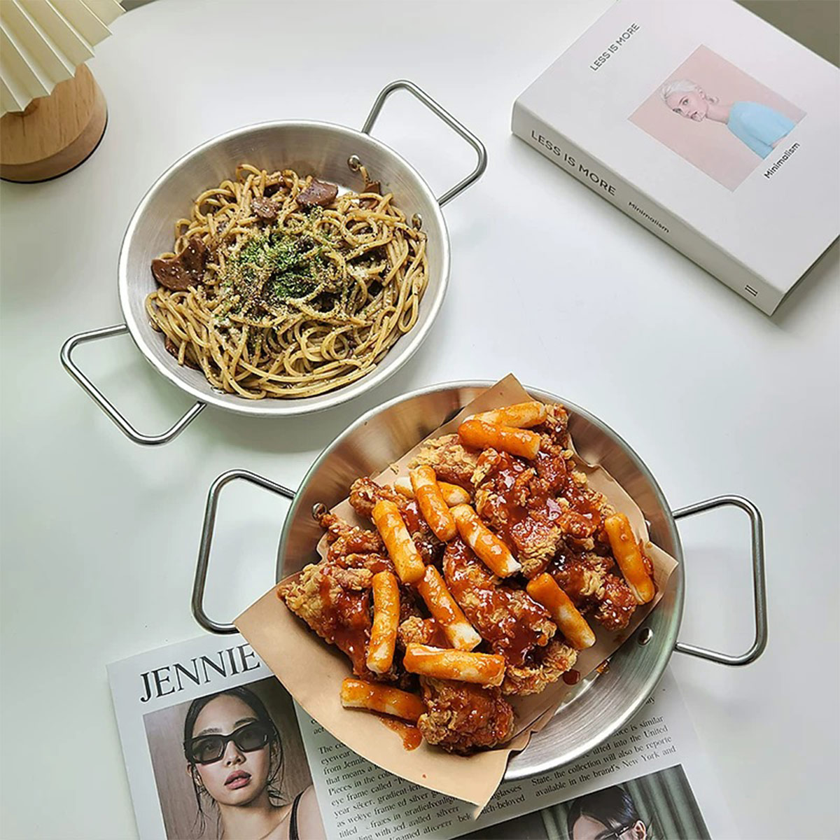 INS 스테인리스 스틸 이중 손잡이 해산물 냄비, 가정 - Food Snacks For Picnic 리뷰 및 가격