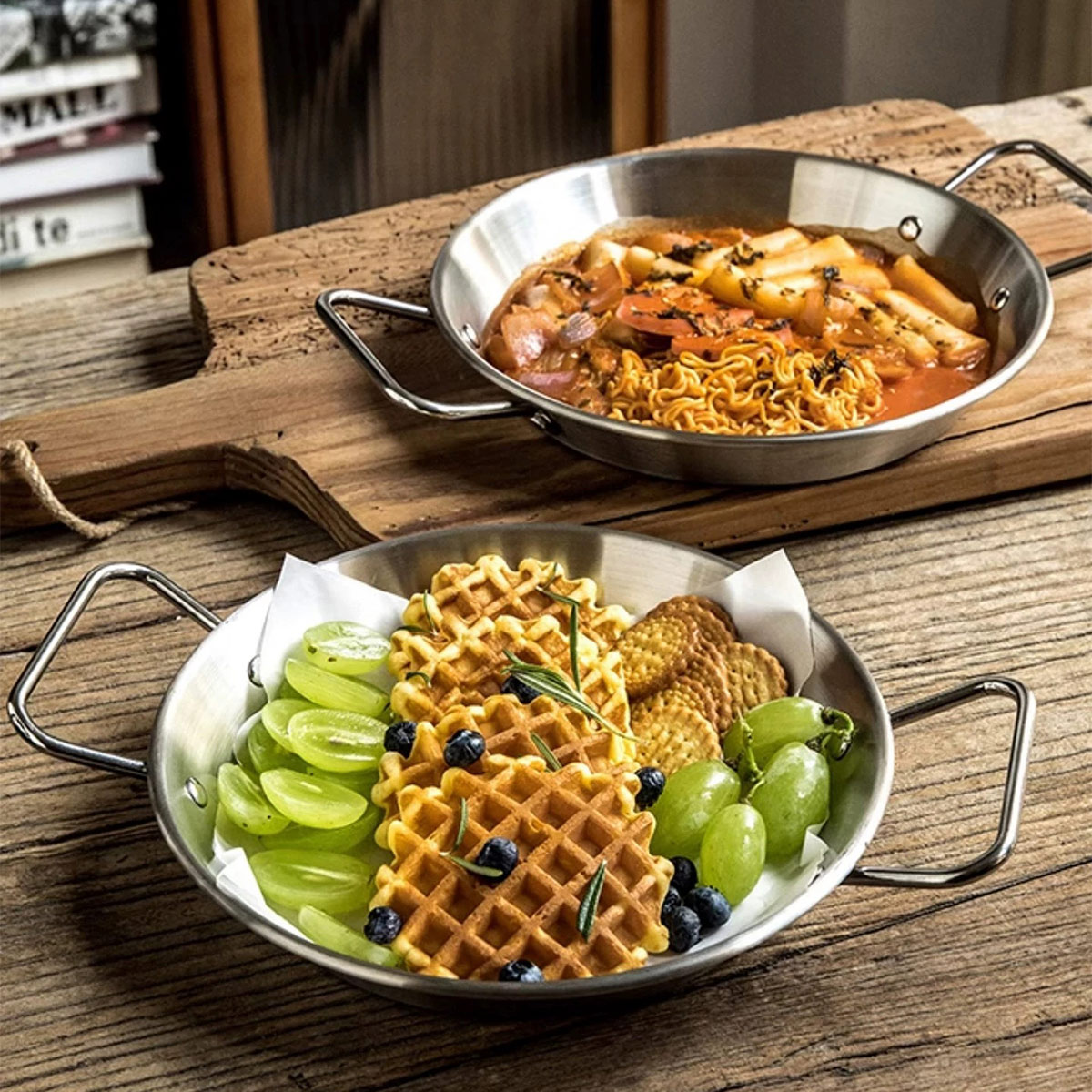 INS 스테인리스 스틸 이중 손잡이 해산물 냄비, 가정 - Food Snacks For Picnic 리뷰 및 가격