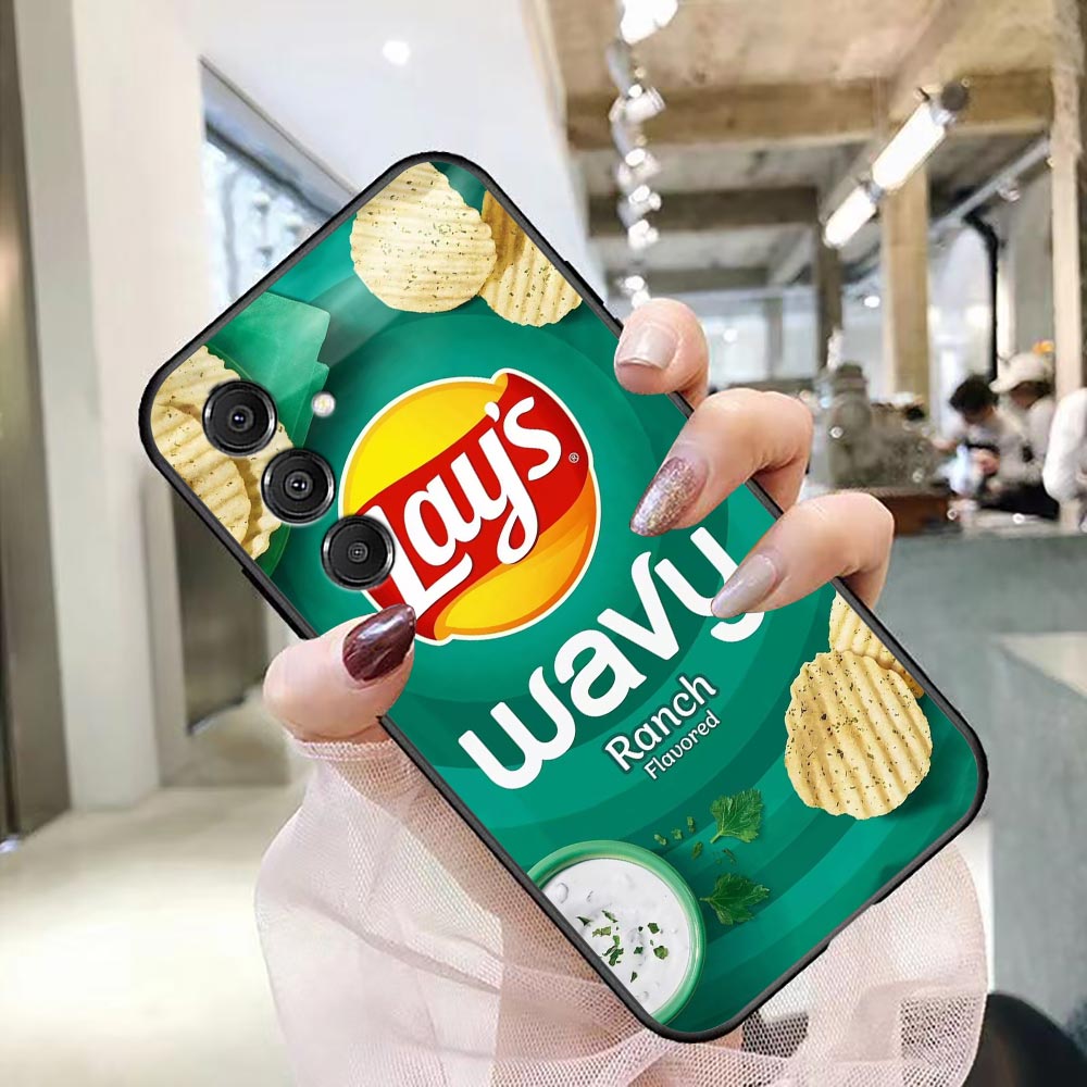 스낵 식품 감자 L-Lay's 폰 케이스 삼성 A07  - Food Snacks Quotes 리뷰 및 가격