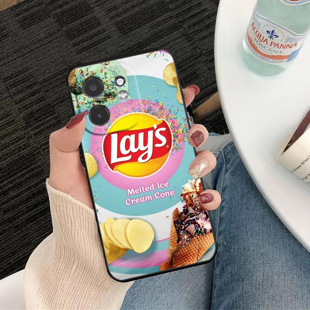 스낵 푸드 포테이토 L-Lay's 커버 폰 케이스 (인 - Food Snacks Quotes 리뷰 및 가격