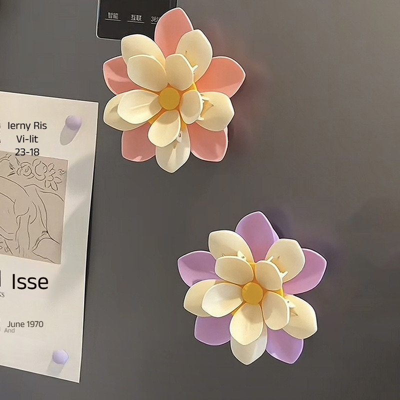 부드러운 연꽃 냉장고 자석 음식 밀봉 클립, 연꽃잎 냉 - Food Good Snacks 리뷰 및 가격