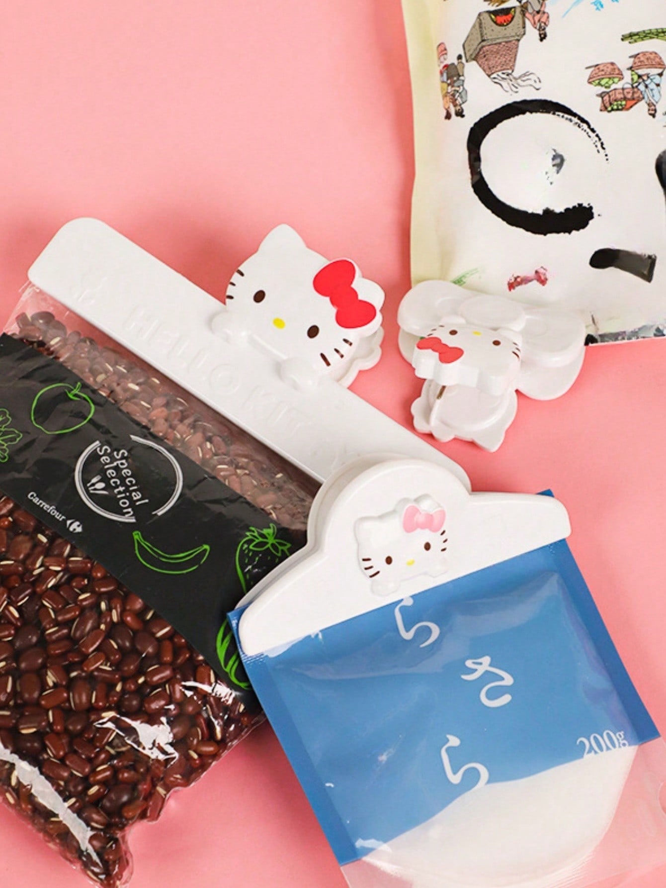 1/2개/세트 헬로키티 음식 봉투 클립 자석 부착 가능 - Food Good Snacks 리뷰 및 가격
