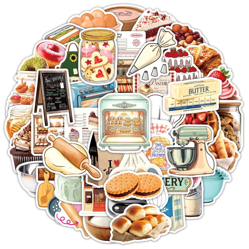 아마존 맛있는 간식 만화 케이크 빵 방수 DIY 데코  - Food Good Snacks 리뷰 및 가격